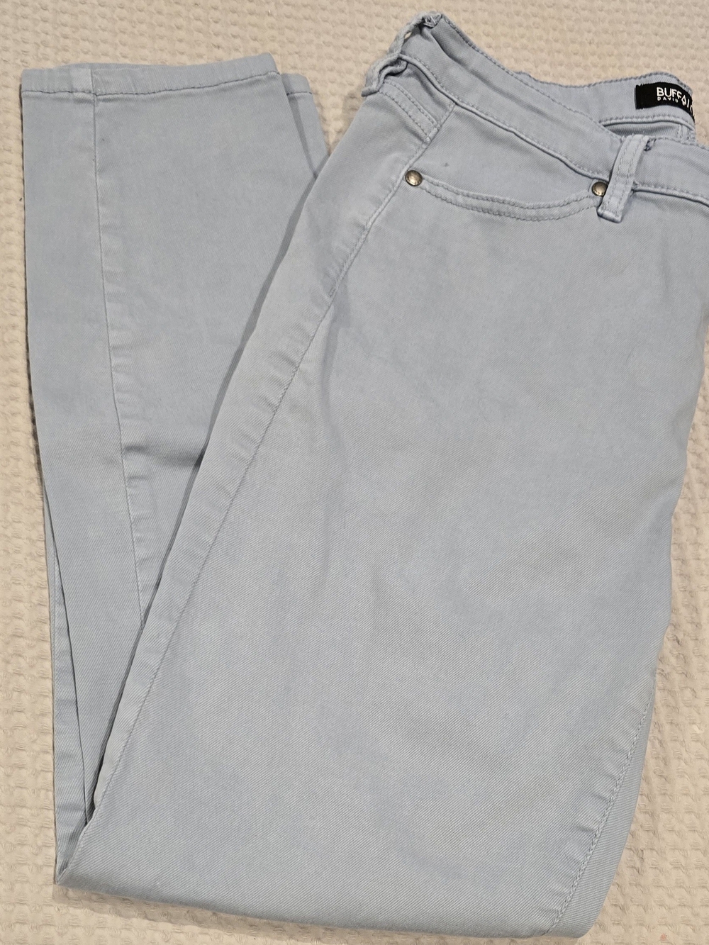 Buffalo David Bitton Pale Blue Skinny Jeans for Women, Sz 8 / 29